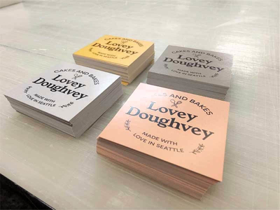 Business Cards and Stickers Photo